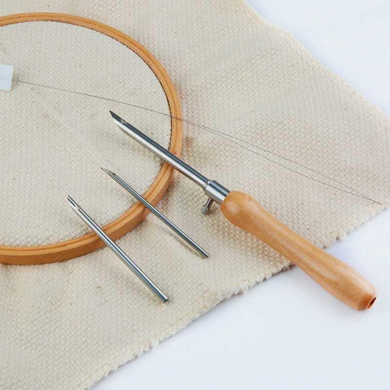 Is Sewing Textile Art - ชุดอุปกรณ์ปักผ้าแบบปรับได้ DIY 5 ชิ้น สำหรับงานศิลปะสิ่งทอทำมือ ชุดงานฝีมือเย็บผ้าที่ใช้งานง่ายสำหรับใช้ในบ้าน