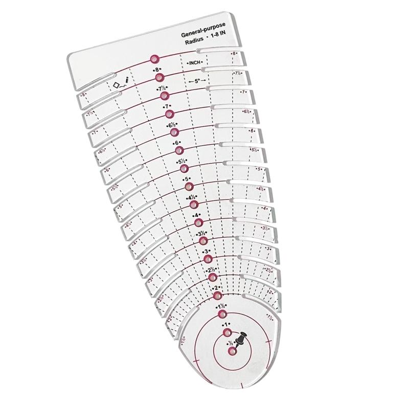 Is Sewing Textile Art - 39BB NonSlip Sewing Ruler สเกลวัดสำหรับงานตัดผ้าที่แม่นยำ
