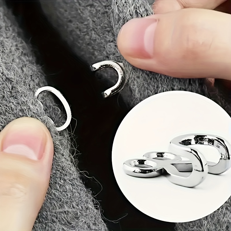 Hook Eye Fastener - ตะขอเกี่ยวโลหะผสมแบบซ่อน 50 ชุด ใช้สำหรับงานเย็บ DIY ตัวล็อคแบบซ่อนสำหรับกระเป๋าถือ