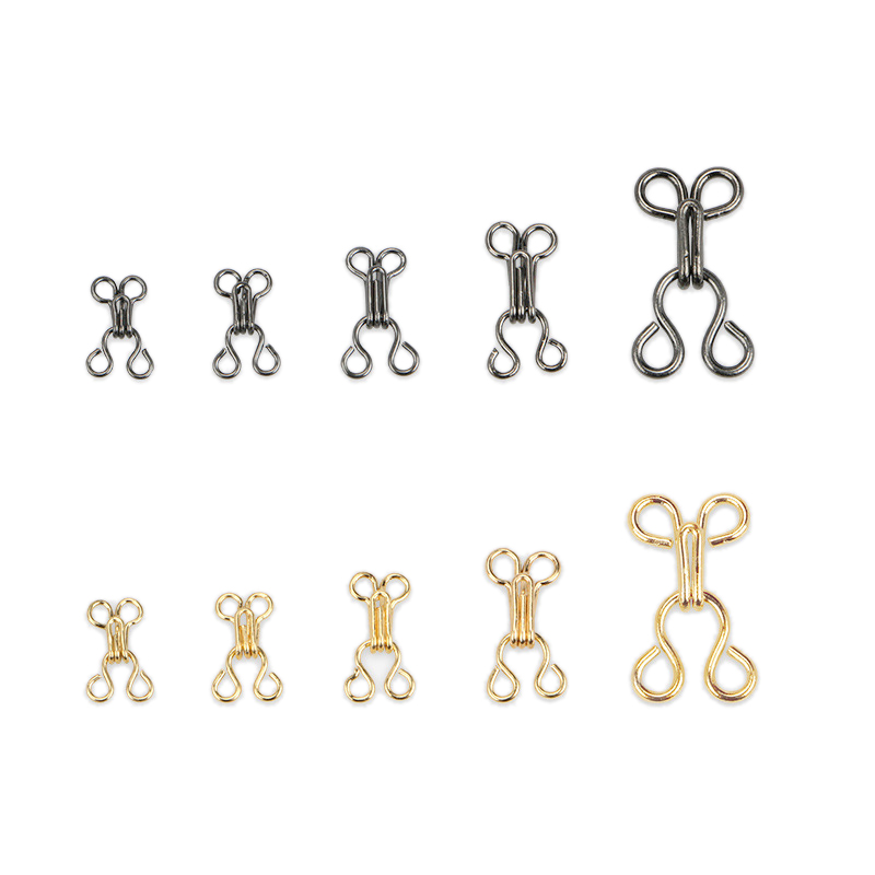 Hook Eye Fastener - 20ชุดตะขอและตา Fixing เครื่องมือโลหะกระดุมสำรอง Fasteners กด Studs