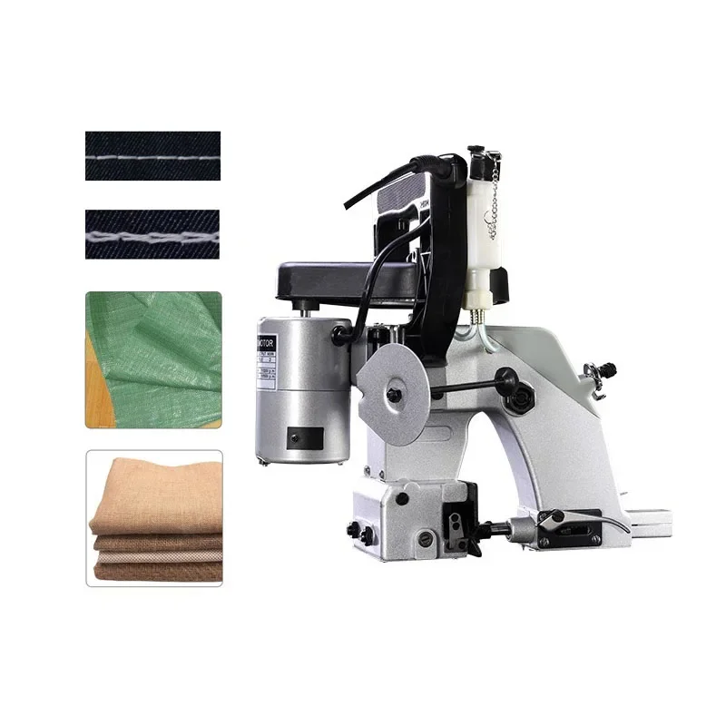 Sewing In Textile Industry - เครื่องเย็บผ้าไฟฟ้าอุตสาหกรรม เครื่องปิดผนึกอัตโนมัติ ชุดเครื่องเย็บปิดถุง เครื่องเย็บผ้าแบบพกพาสำหรับใช้ในบ้าน อุปกรณ์สิ่งทอ 220V