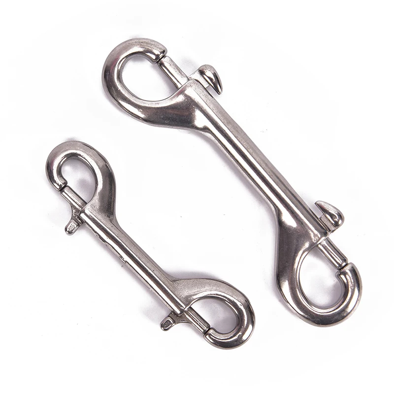 Hook Eye Fastener - ตะขอเกี่ยวดำน้ำแบบสองด้าน ขนาด 65/88/100 มม. ทำจากโลหะผสมสังกะสี ตะขอเกี่ยวแบบสแนปพร้อมห่วง