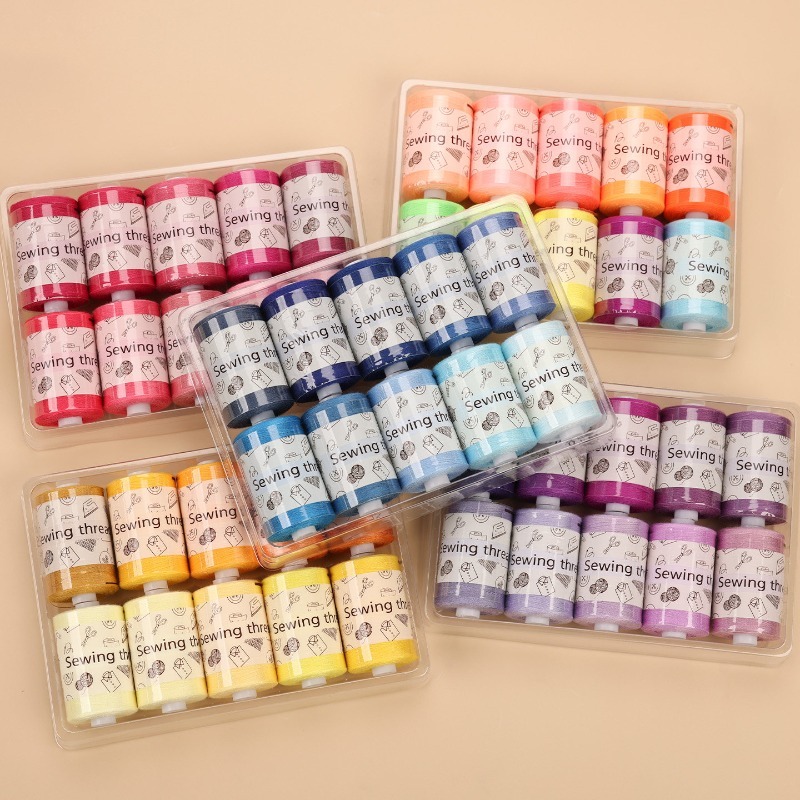 ชุดด้ายเย็บผ้าหลากสี ด้ายทนทาน - Sewing Thread Production บทวิจารณ์และราคา