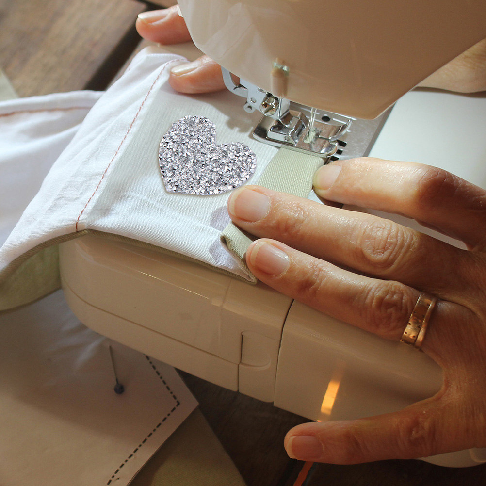 แพทช์ปักลายหัวใจ 10 ชิ้น สำหรั - Sewing Recycling บทวิจารณ์และราคา