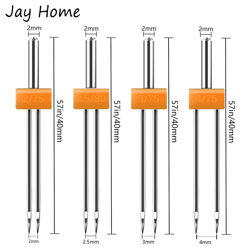 10PCS จักรเย็บผ้าเข็มคู่คู่เข็ - Twin Needle Stretch บทวิจารณ์และราคา
