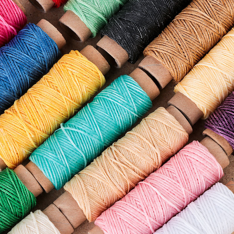 เชือกหนังเคลือบแว็กซ์ 30 เมตร  - Sewing Thread Production บทวิจารณ์และราคา