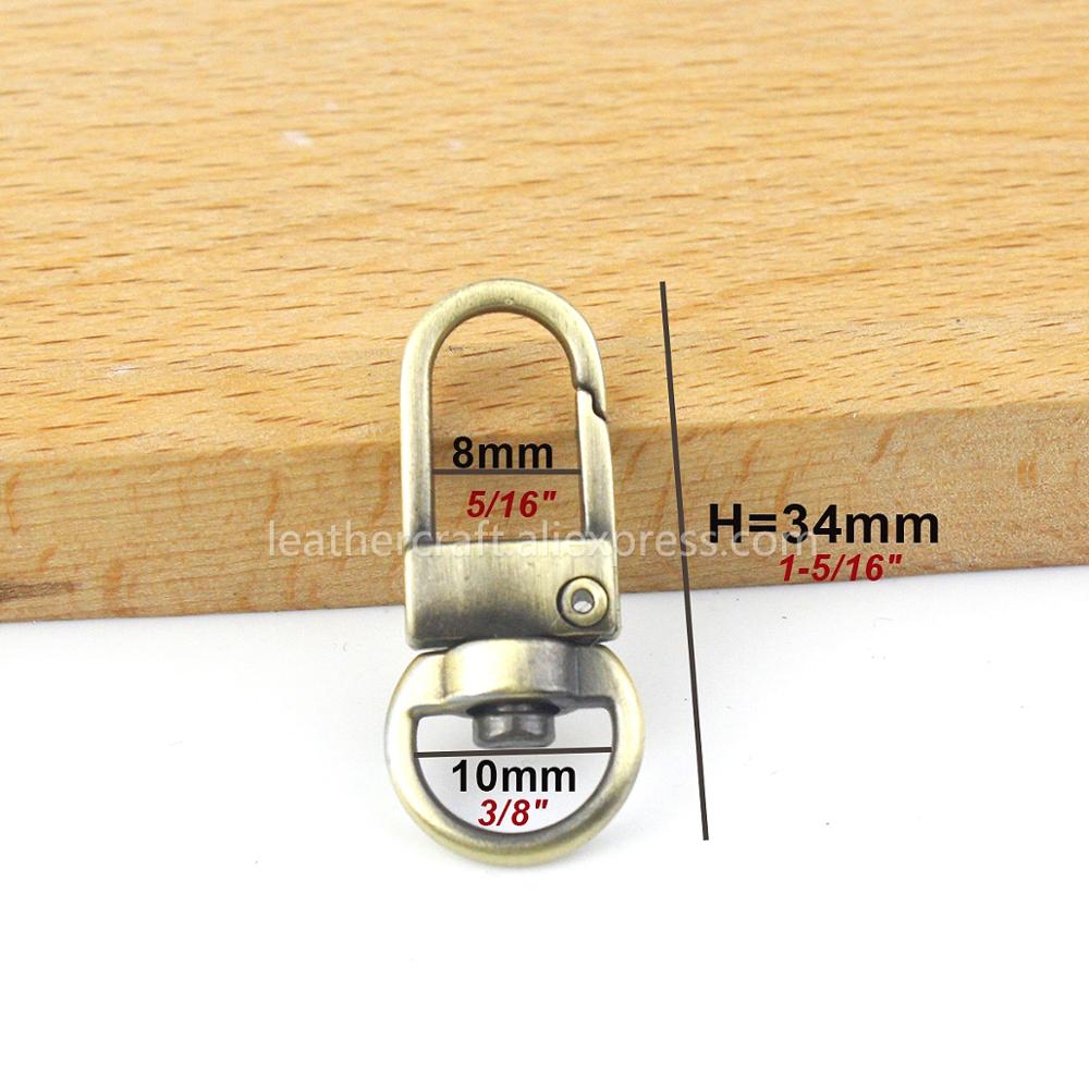 1 ชิ้นโลหะ Carabiner Swivel Ey - Hook Eye Fastener บทวิจารณ์และราคา