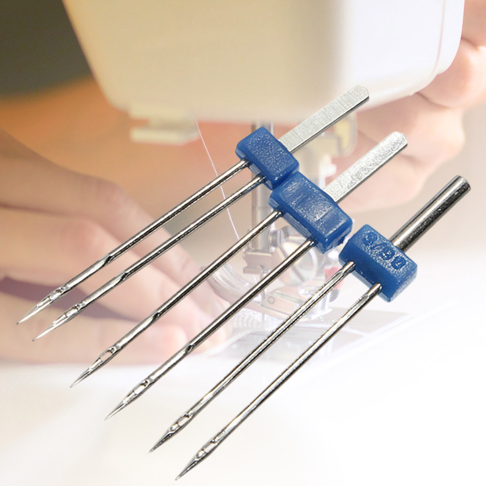 ชุดเข็มคู่ 3 ชิ้นสำหรับจักรเย็ - Twin Needle Stretch บทวิจารณ์และราคา