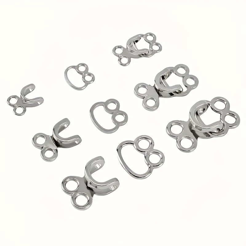 ตะขอเกี่ยวโลหะผสมแบบซ่อน 50 ชุ - Hook Eye Fastener บทวิจารณ์และราคา
