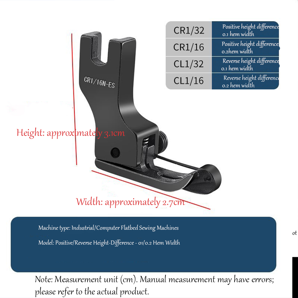 ตีนผีเหล็กไทเทเนียมสีดำแบบสูง- - Industrial Textile Sewing Machine บทวิจารณ์และราคา