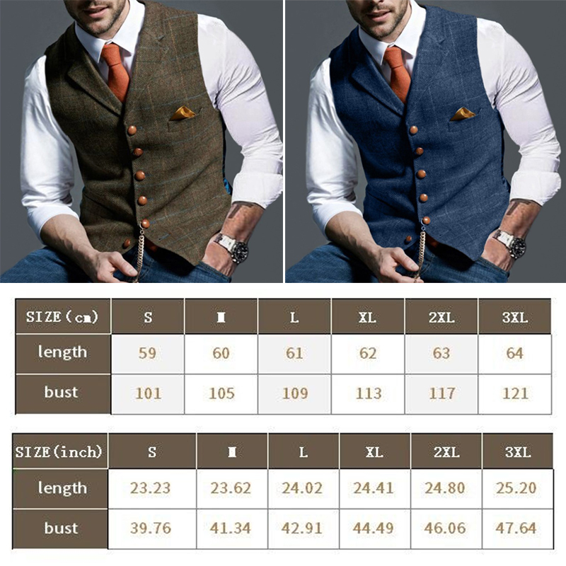 แฟชั่นผู้ชายเสื้อLapel Tweedลา - Sewing Tweed บทวิจารณ์และราคา