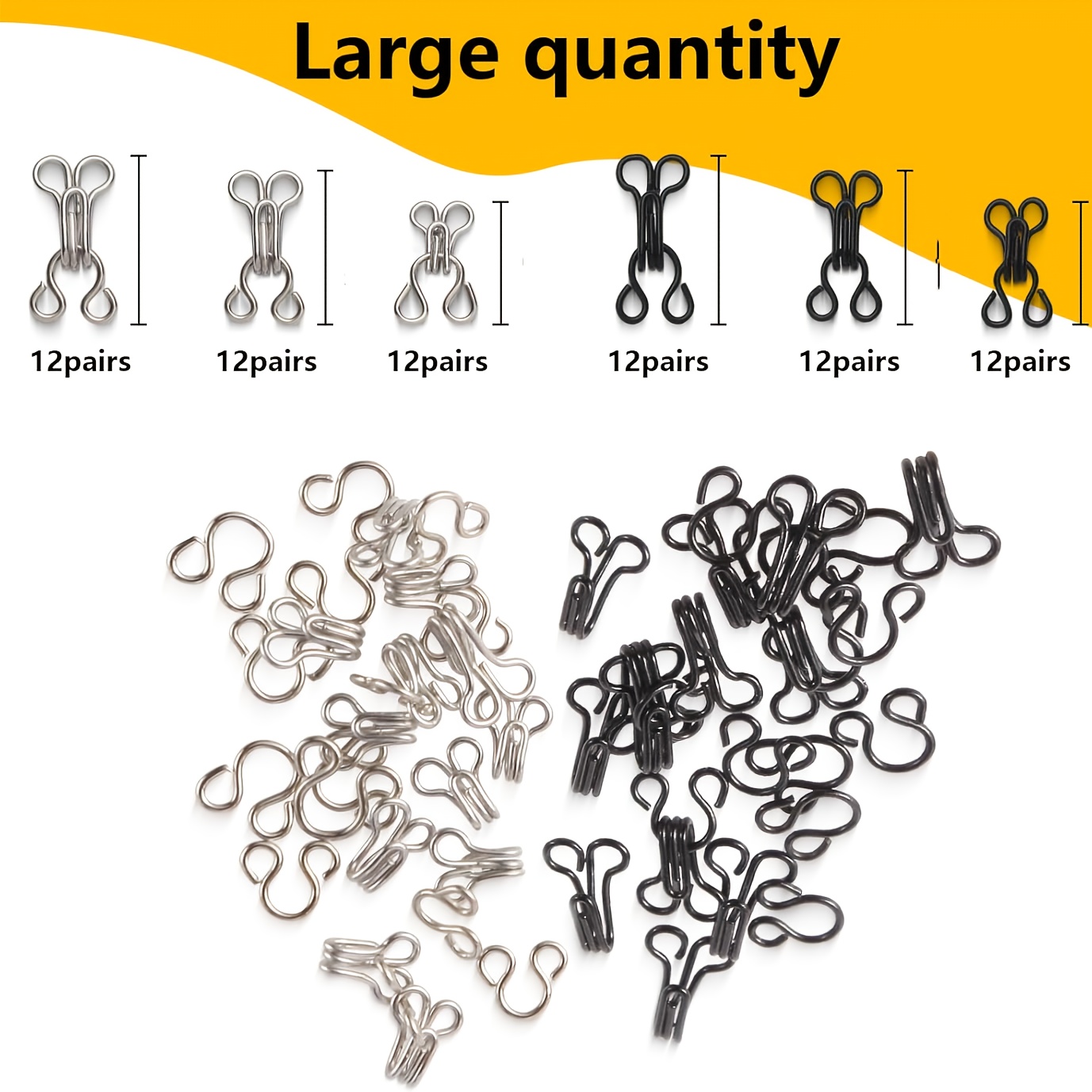 ตะขอเกี่ยวและห่วงโลหะแบบซ่อนสำ - Hook Eye Fastener บทวิจารณ์และราคา
