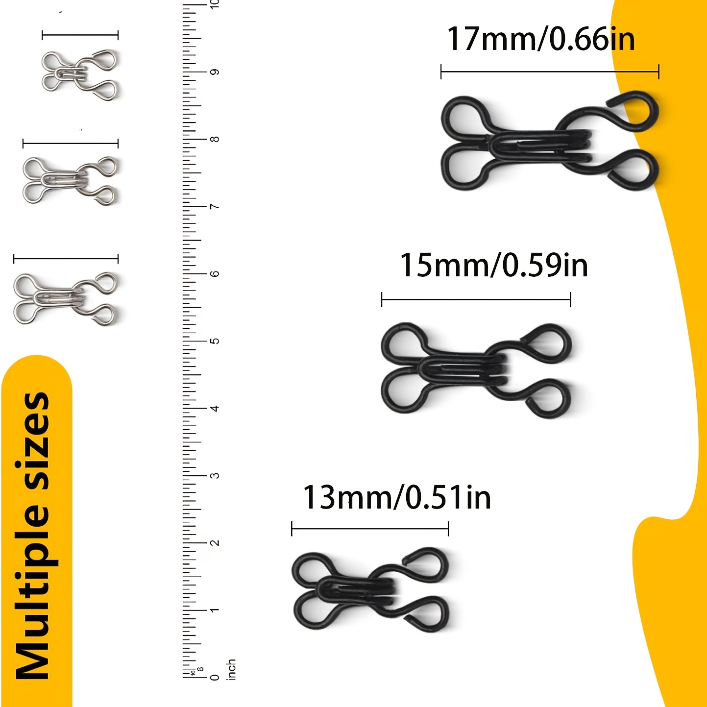 ตะขอเกี่ยวและห่วงโลหะแบบซ่อนสำ - Hook Eye Fastener บทวิจารณ์และราคา