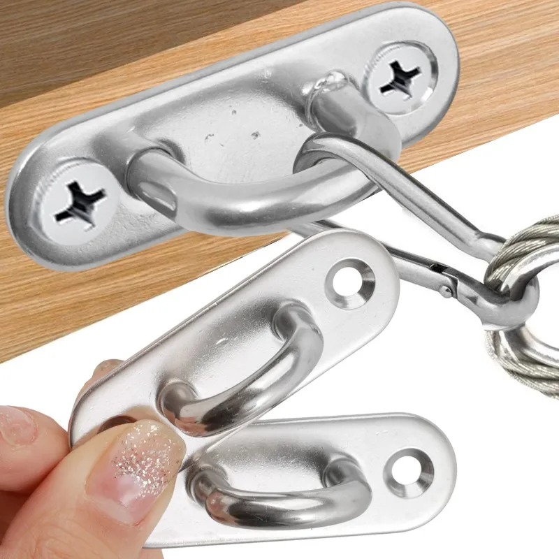 ตะขอแขวนรูปวงรีสแตนเลส แข็งแรง - Hook Eye Fastener บทวิจารณ์และราคา