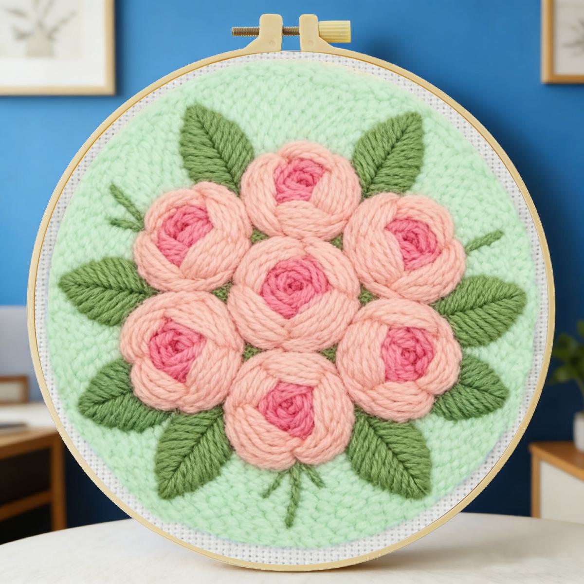 ชุดปักลายดอกไม้ขนาด 20x20 ซม./ - Is Sewing Textile Art บทวิจารณ์และราคา