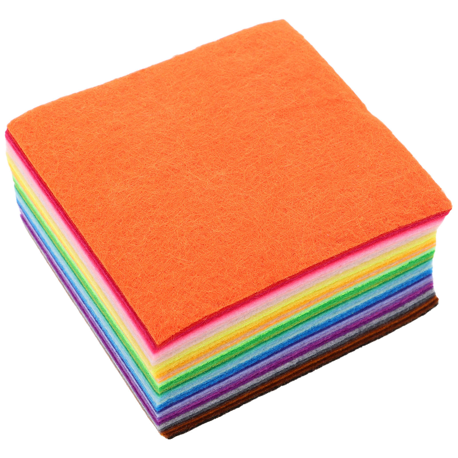 ผ้าสักหลาดหลากสี 120 ชิ้น ขนาด - Is Sewing Textile Art บทวิจารณ์และราคา