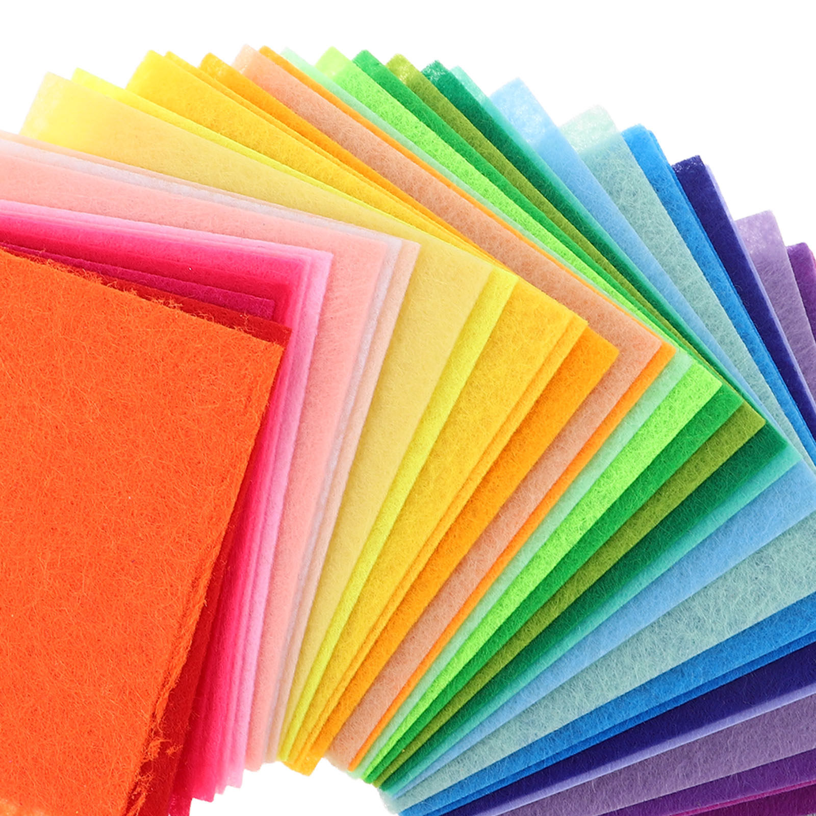 ผ้าสักหลาดหลากสี 120 ชิ้น ขนาด - Is Sewing Textile Art บทวิจารณ์และราคา
